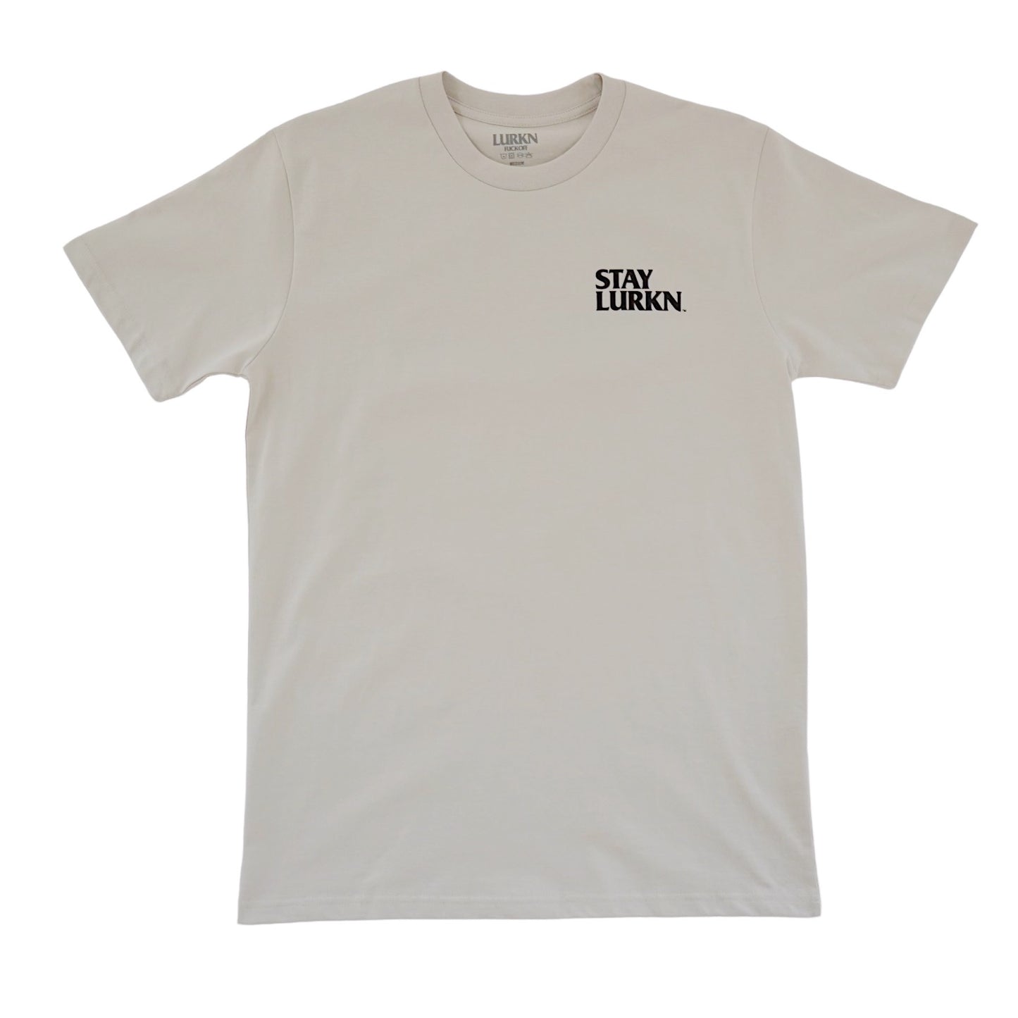 STAY LURKN OG LOGO TEE - BONE