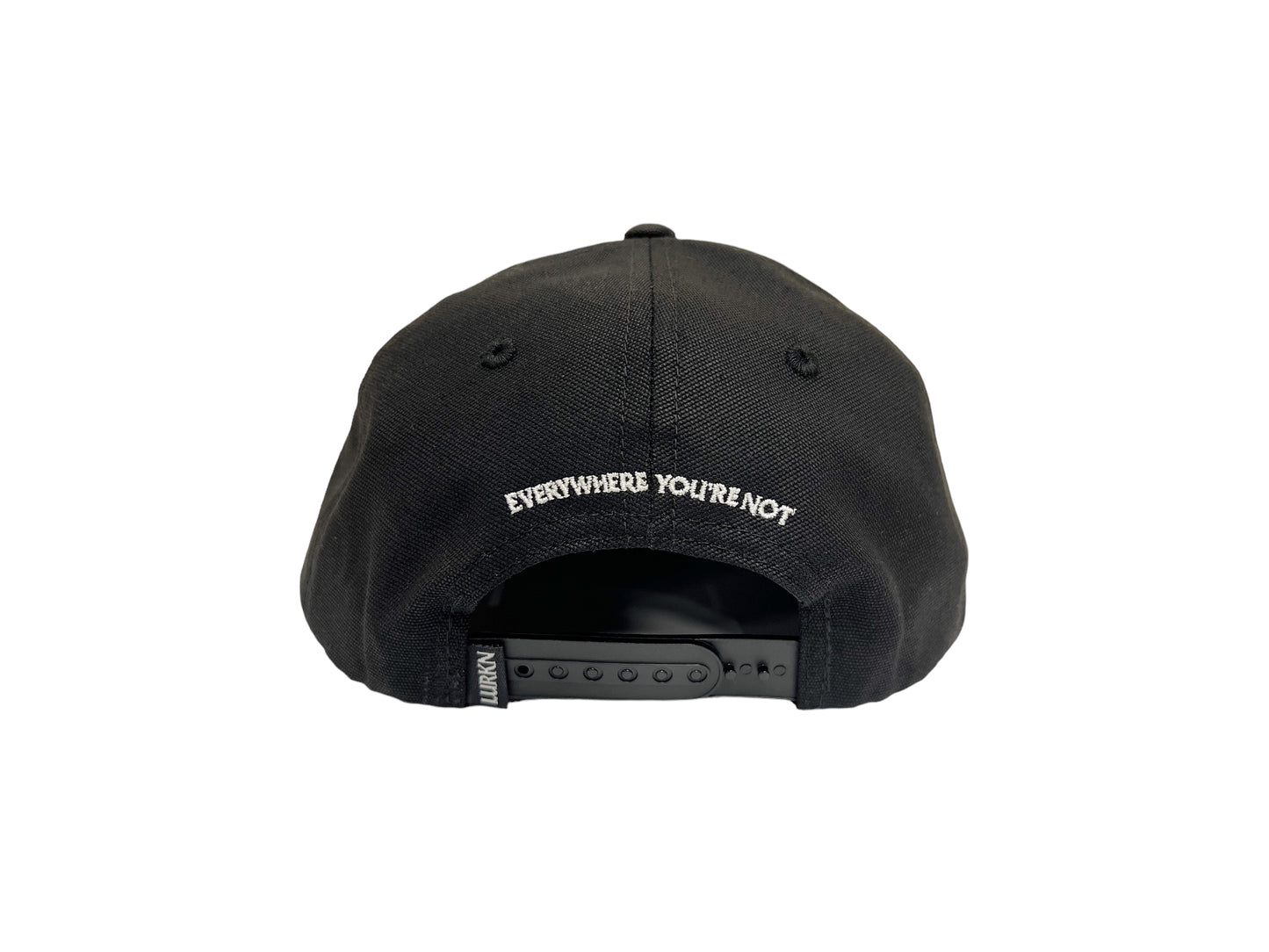 LURKN SNAPBACK HAT - BLACK