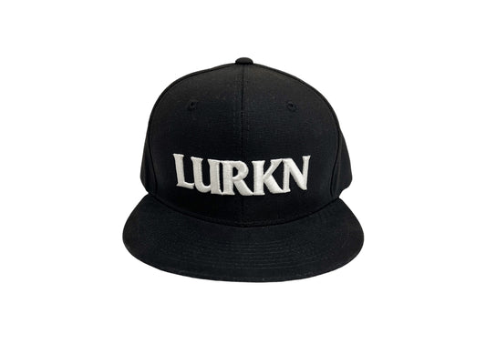 LURKN SNAPBACK HAT - BLACK