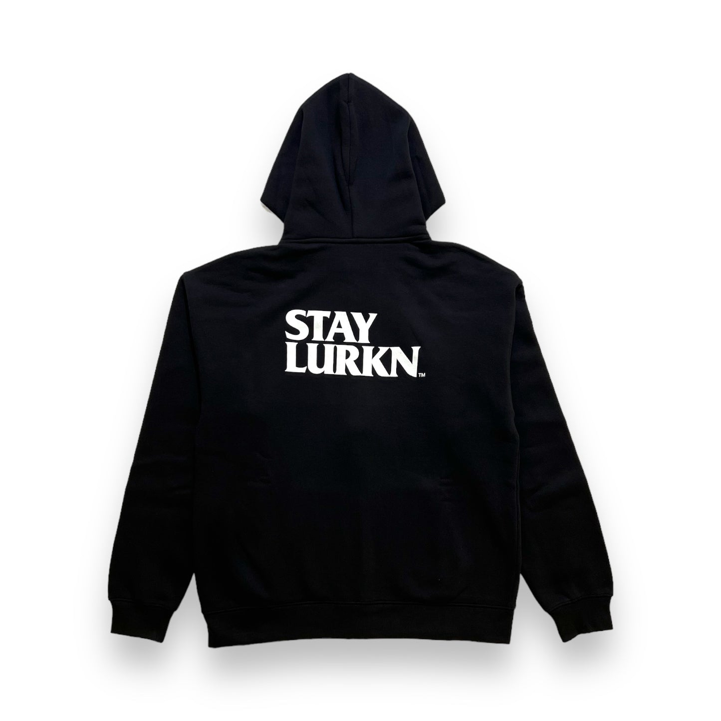 STAY LURKN OG LOGO ZIP-UP - BLACK