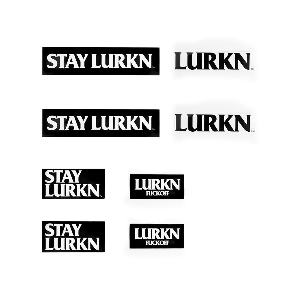 STAY LURKN STICKER PACK