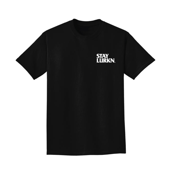 STAY LURKN OG LOGO TEE - BLACK