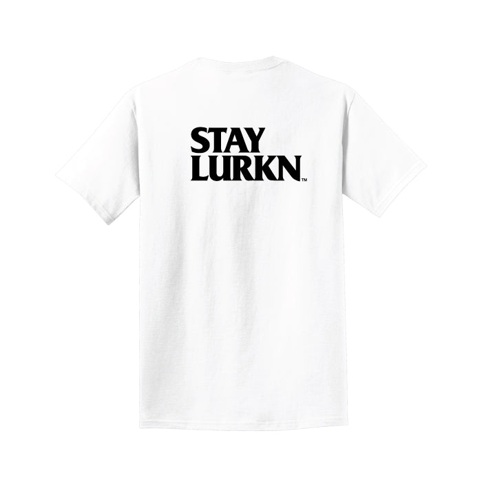 STAY LURKN OG LOGO TEE - WHITE