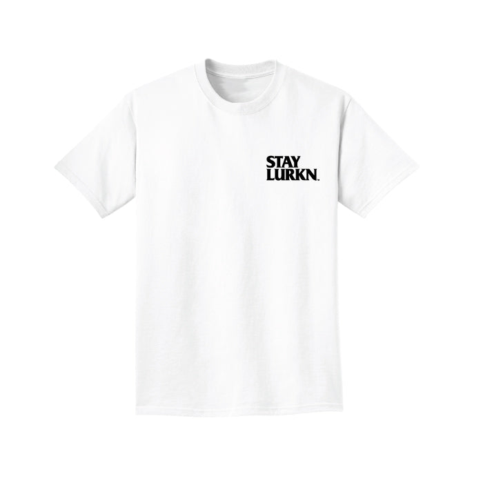 STAY LURKN OG LOGO TEE - WHITE